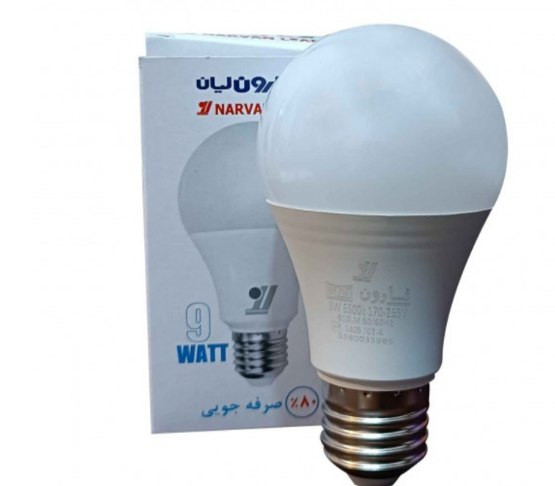 لامپ کم مصرف 9وات نارون لیان استاندارد