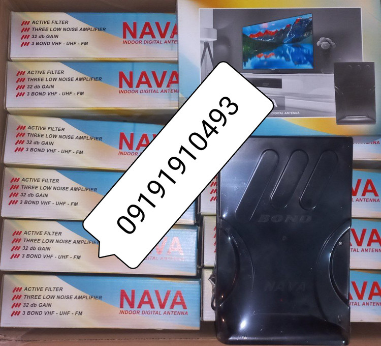 آنتن رومیزی برقی برندNAVA نوا باگیرندگی بسیار عالی باطول سیم سه متری