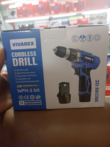 دریل شارژی تک باطری جنس خوب برند vivarex