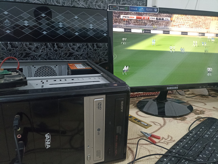 کیس کامپیوتر استوک دارای گارانتی/مادربرد msiمدل g41/اجرای