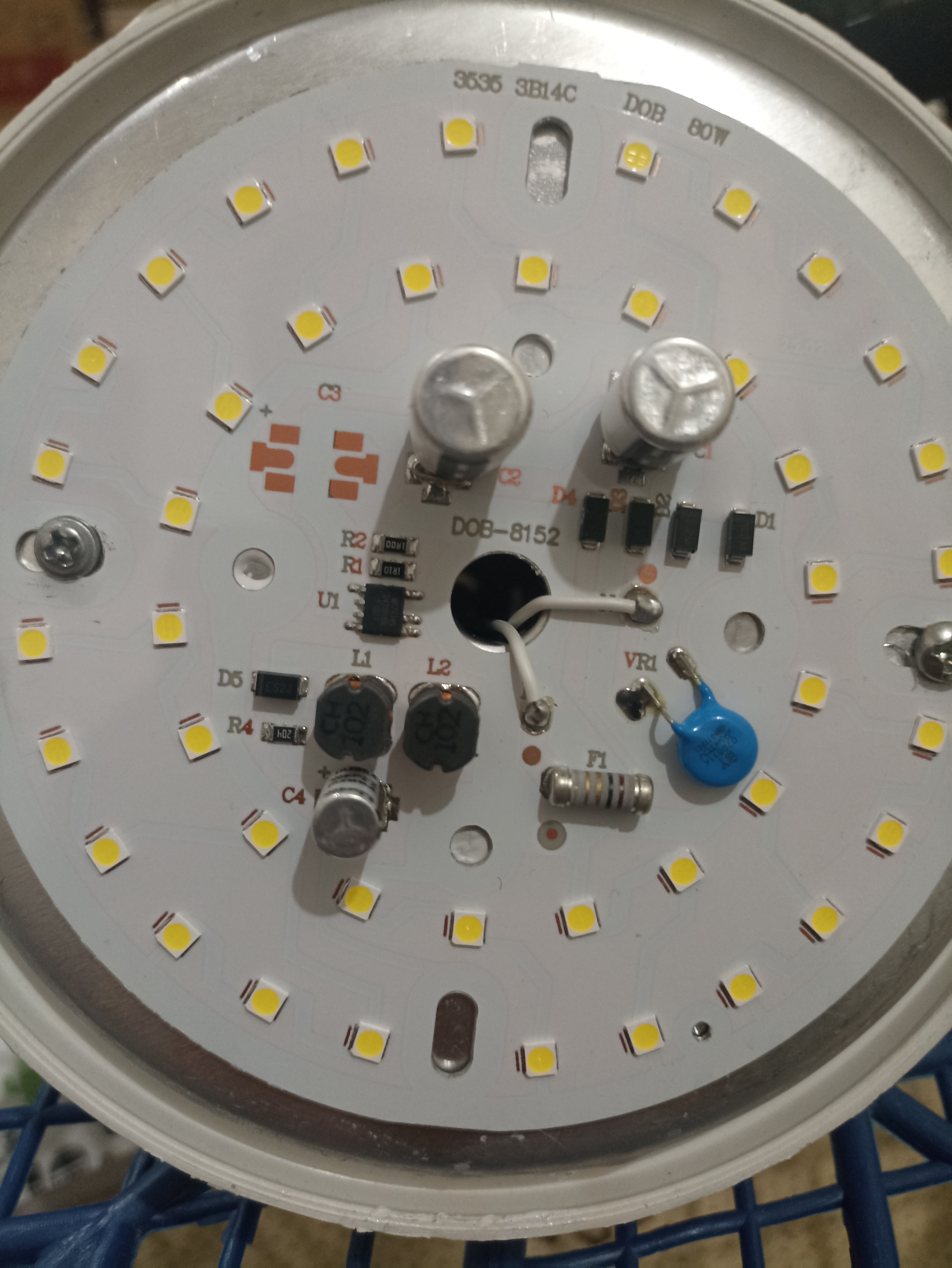 لامپ فوق کم مصرف 80وات اکوپلاس ساخت ایران بدنه براق ضخیم هیتسینگ آلمینیوم